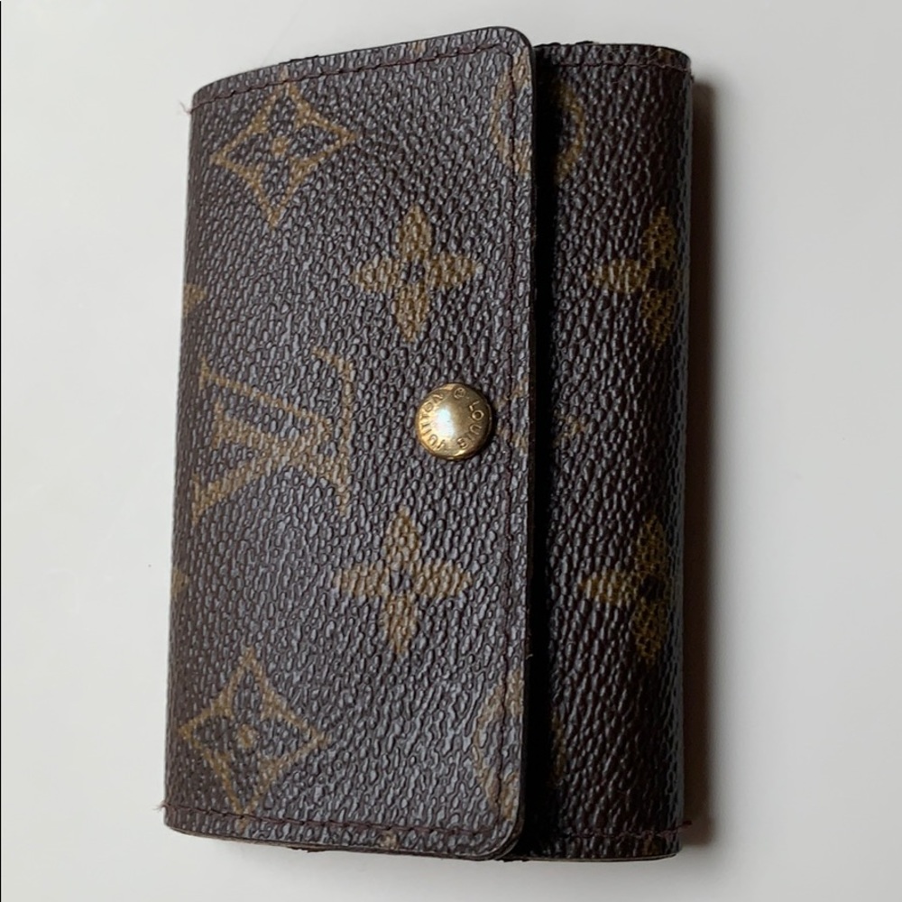 Louis Vuitton Brown Monogram Key & Card Holder